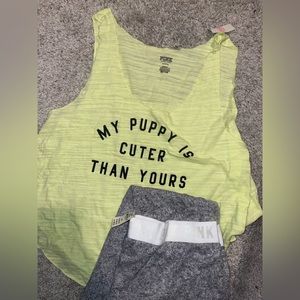 Vs pink outfit tank and leggings